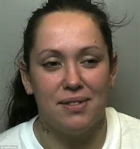 Grinning Female Thief Jailed For Five Years Daily Mail Online