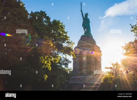 Hermannsdenkmal Hermann Monument Is The Highest Statue In Germany It