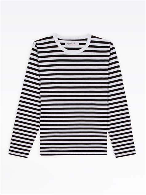 Black And White Striped Long Sleeve T Shirt Ghana Tips