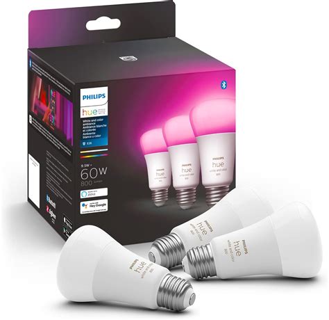 Philips Hue 60w A19 White And Color Ambiance Led Smart Color Changing