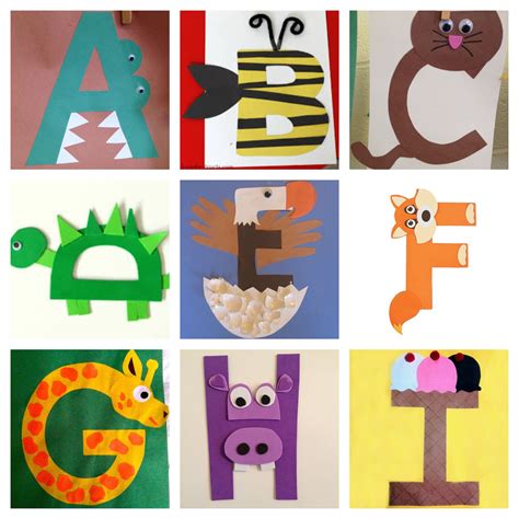 Abc Crafts For Kids At Home Or Preschool Preschool Crafts Abc