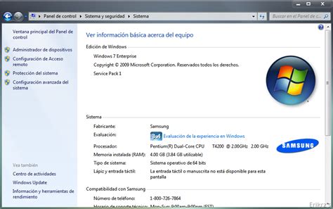 Windows 7 Enterprise Sp1 Spanish X86x64 Microsoft Free
