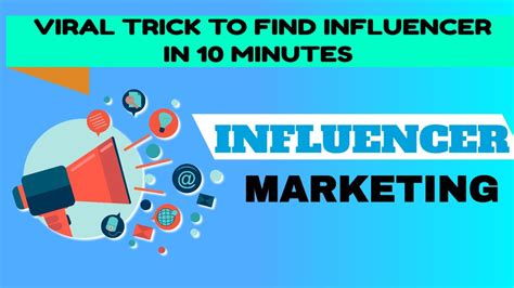 Influencer Marketing Strategy Example It Takes 10 Minutes To Find