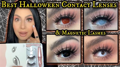 Best Halloween Contact Lenses For Dark Eyes Eyevos Review Youtube