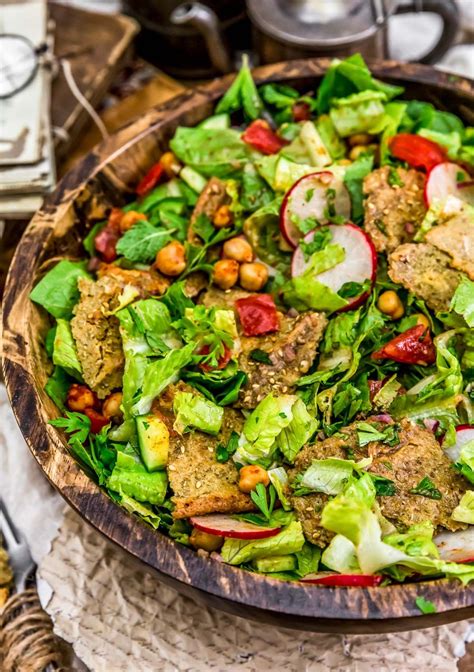 Collection by monkey and me kitchen adventures • last updated 3 weeks ago. Oil Free Lebanese Fattoush - Monkey and Me Kitchen ...