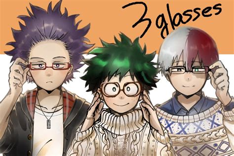 Shinsou Hitoshi And Midoriya Izuku And Todoroki Shouto Anime Boku No