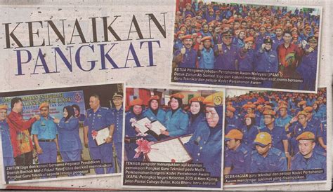 Urusan kenaikan pangkat bagi pegawai perkhidmatan pendidikan (ppp) gred dg32 hingga gred dg54 secara tbkk di kementerian pendidikan malaysia bagi januari hingga jun tahun 2018. Civil Defence of Malaysia ( CDEF ): Kenaikan pangkat guru ...