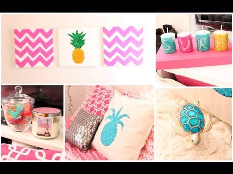 The combination of umbrellas upside down and light strings will inspire your guests. DIY Summer Room Decor + Organization Tips! - YouTube