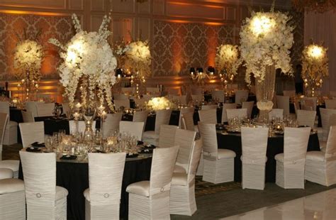 Image result for trumpet vases floral arrangements | Black wedding