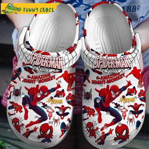 Amazing Night Monkey Spider Man Crocs Slippers - Discover Comfort And