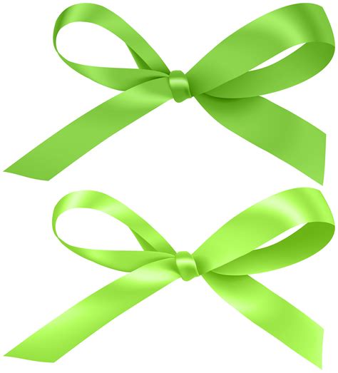 Green Bow Set Clipart Image Gallery Yopriceville High Quality Free