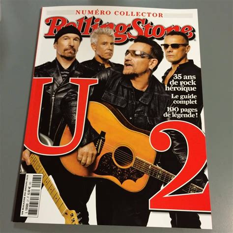 U2 Magazine Rolling Stone Collector 2015 U2 Blog Rolling Stones Héroïque Legende