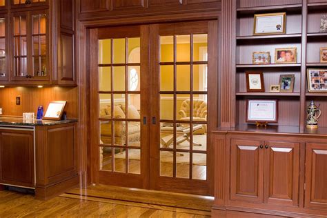 Interior Glass French Doors Custom Wood W Single To Full Lites