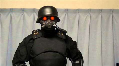 This is the kerberos panzer police armor, inspired by jin ron the wolf, red spectacles, and stray dogs. ケルベロス発光テスト Stray Dog Kerberos Panzer Cop cosplay test ...