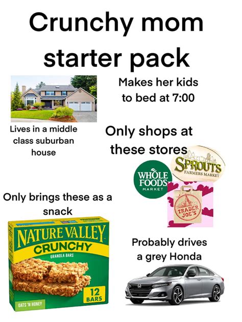 Crunchy Mom Starter Pack 9gag