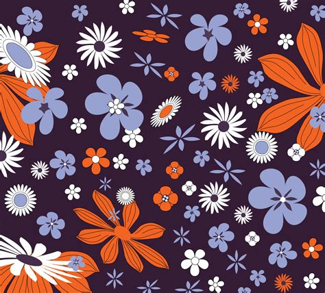 Flowers Floral Pattern Background Free Stock Photo Public Domain
