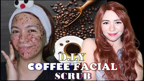 diy coffee facial scrub for dry skin youtube