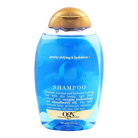 Purchase Ogx Gravity Defying And Hydration O2 Shampoo Sulfate Free 385ml Online At Special Price