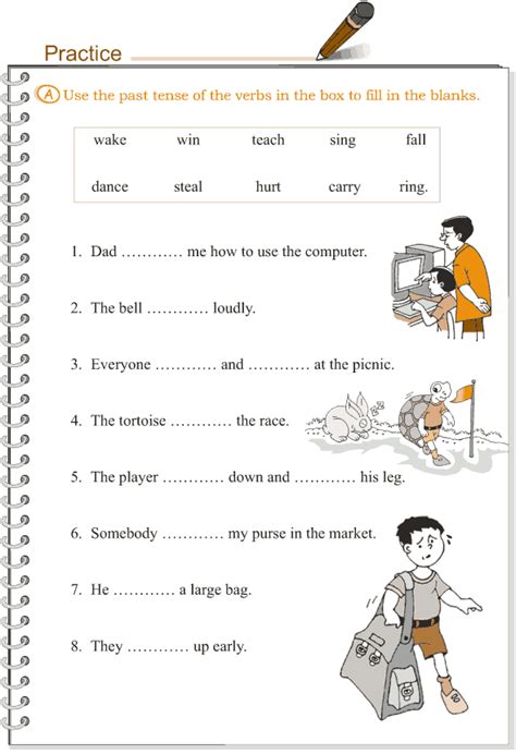 Grade 3 Grammar Lesson 9 Verbs The Simple Past Tense Simple Past