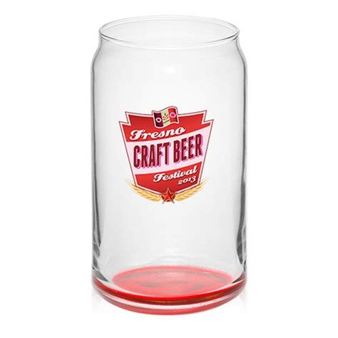 16 Oz Arc Can Shaped Beer Glasse Plum Grove