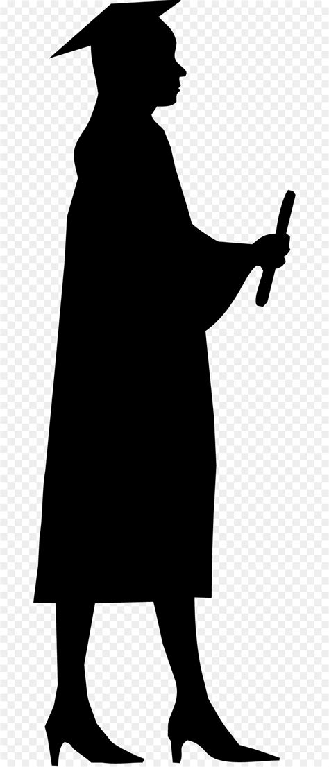 Download Cap And Gown Silhouette at GetDrawings | Free download
