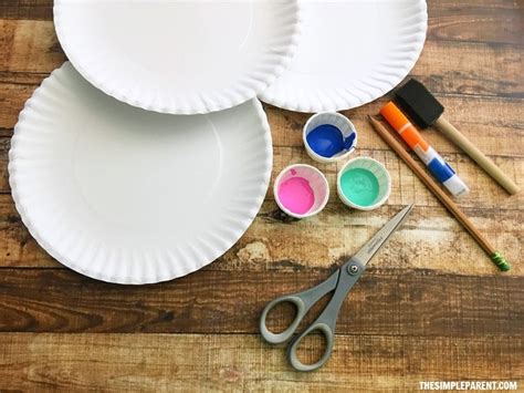 Make A Paper Plate Flower Craft And Grow Your Own Garden The Simple