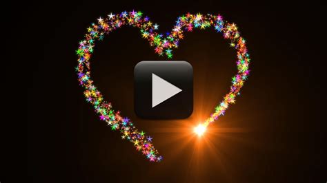 Love Shape Hd Animation Best Heart Particles Effects All Design Creative
