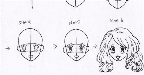 Scroll down for a downloadable pdf of this tutorial. Lets Draw Something: Drawing Anime Face: Step By Step
