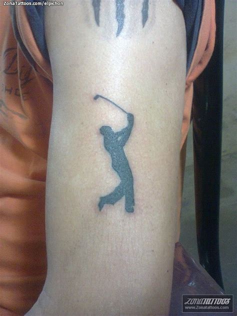 7 Best Images About Golf Tattoos On Pinterest Simple Initials And Dads