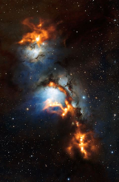 Spectacular Photo Reveals Bright Nebula Near Orions Belt Space