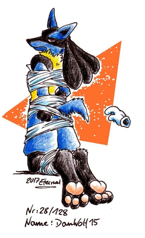 If it finds honey, its crescent mark glows. final request 28/128: Lucario - web - paws by eternal.knot ...