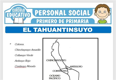 Ficha El Tahuantinsuyo Para Tercero De Primaria Imperio Inca Kulturaupice