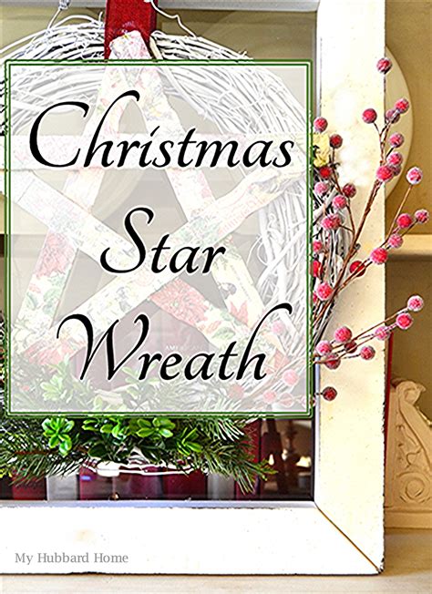 Christmas Star Wreath Christmas Star Christmas Wreaths Diy