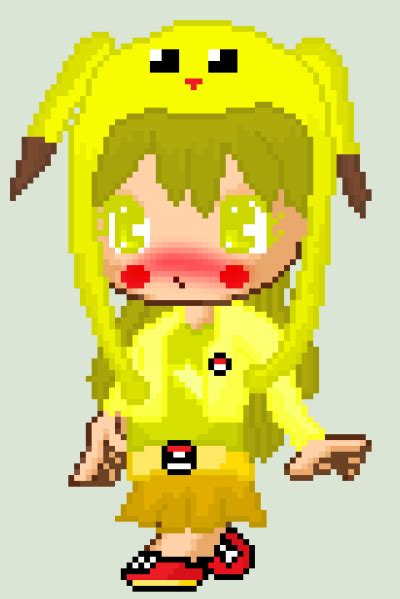 Pikachu Human Form By Rainbowstaractive4u On Deviantart
