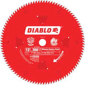 Free Shipping — Diablo Ultra Fine Circular Saw Blade — 12in 100 Tooth