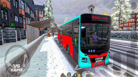 bus simulator 2023 new update winter bus driving gameplay youtube