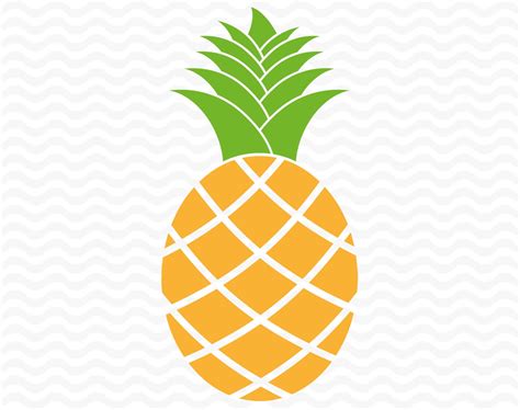 Pineapple Svg Dxf Eps Vinyl Cut Files For Use With Silhouette Cameo