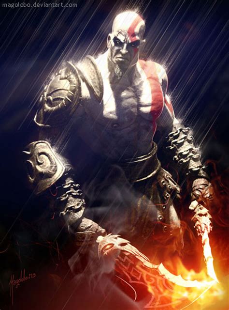 Angry Kratos Is Angry Game Art Hq