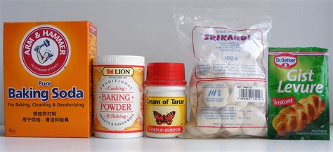 But baking powder also contains two acids. Baking Soda/powder and yeast | Baking soda, baking powder ...