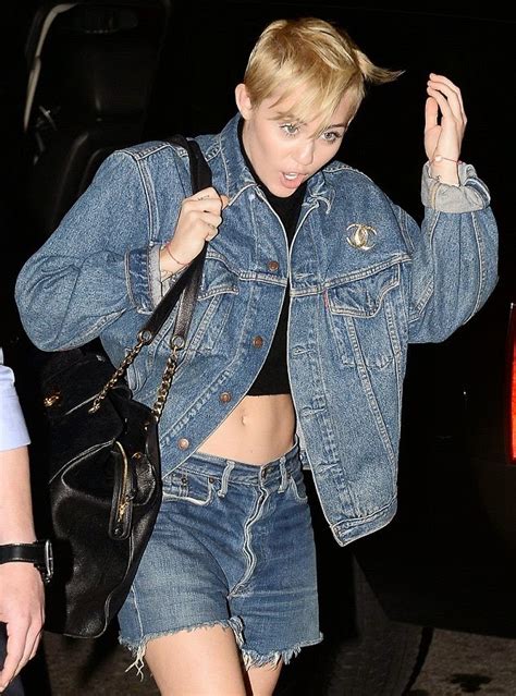 Miley Cyrus Looked In Denim Outfit Stylelix
