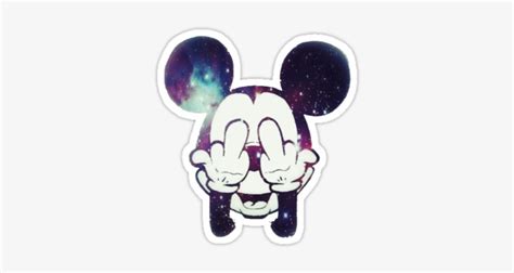 Mickey Mouse Middle Finger Svg