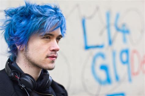 All About Hair For Men Blue Hair Colour For Men