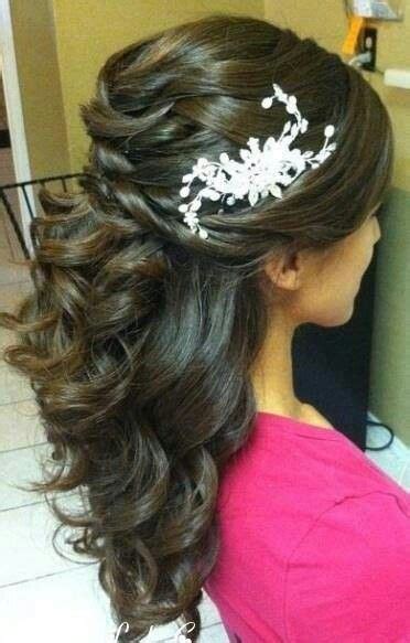 Sarah jessica parker hair, hairstyle, haircut, hair color via. 23 Stunning Half Up Half Down Wedding Hairstyles - Pretty ...