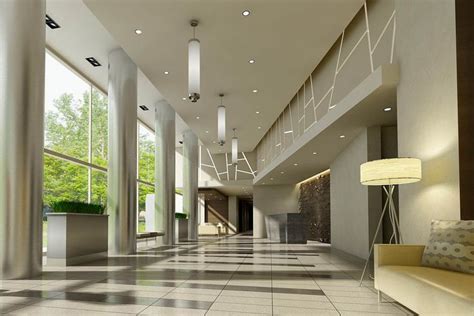 2 Modern Condo Lobby Modern Condo Lobby Design Interior Spaces