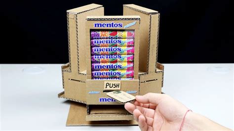 Wow Amazing Diy Vending Machine With 3 Different Taste Mentos At Home