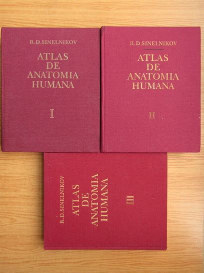 R D Sinelnikov Atlas De Anatomia Humana 3 Volume Cumpără