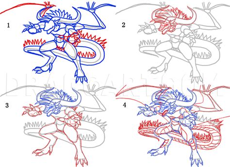 How To Draw An Anime Dragon By Kenshineien