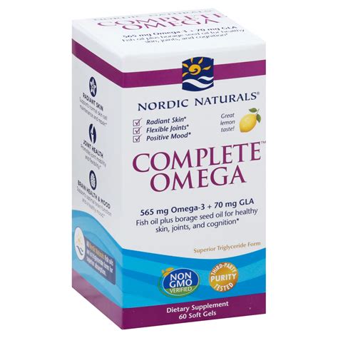 nordic naturals complete omega 3 6 9 1000 mg soft gels lemon shop diet and fitness at h e b
