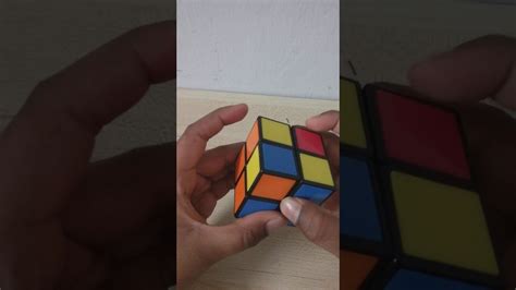 How To Solve A 2×2 Rubix`s Cube Youtube