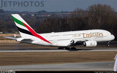 A6 Eua Airbus A380 861 Emirates Planespottinglowk Jetphotos